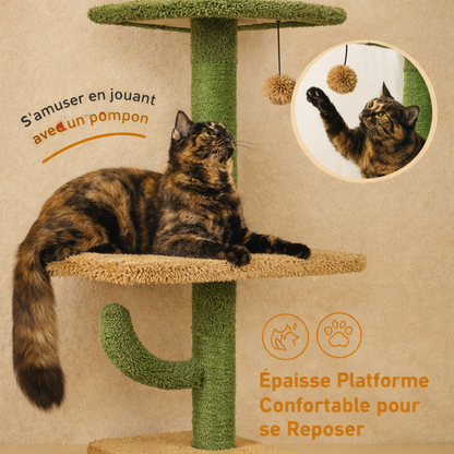 Arbre a Chat Design Cactus 229 - 275 cm